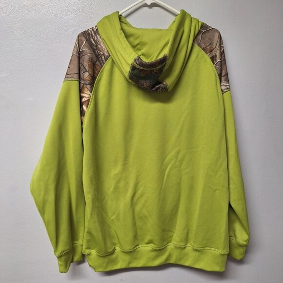 Browning Green Camouflage Hoodie Sweatshirt Bright Mens Large Hunting Yooper - Picture 4 of 8